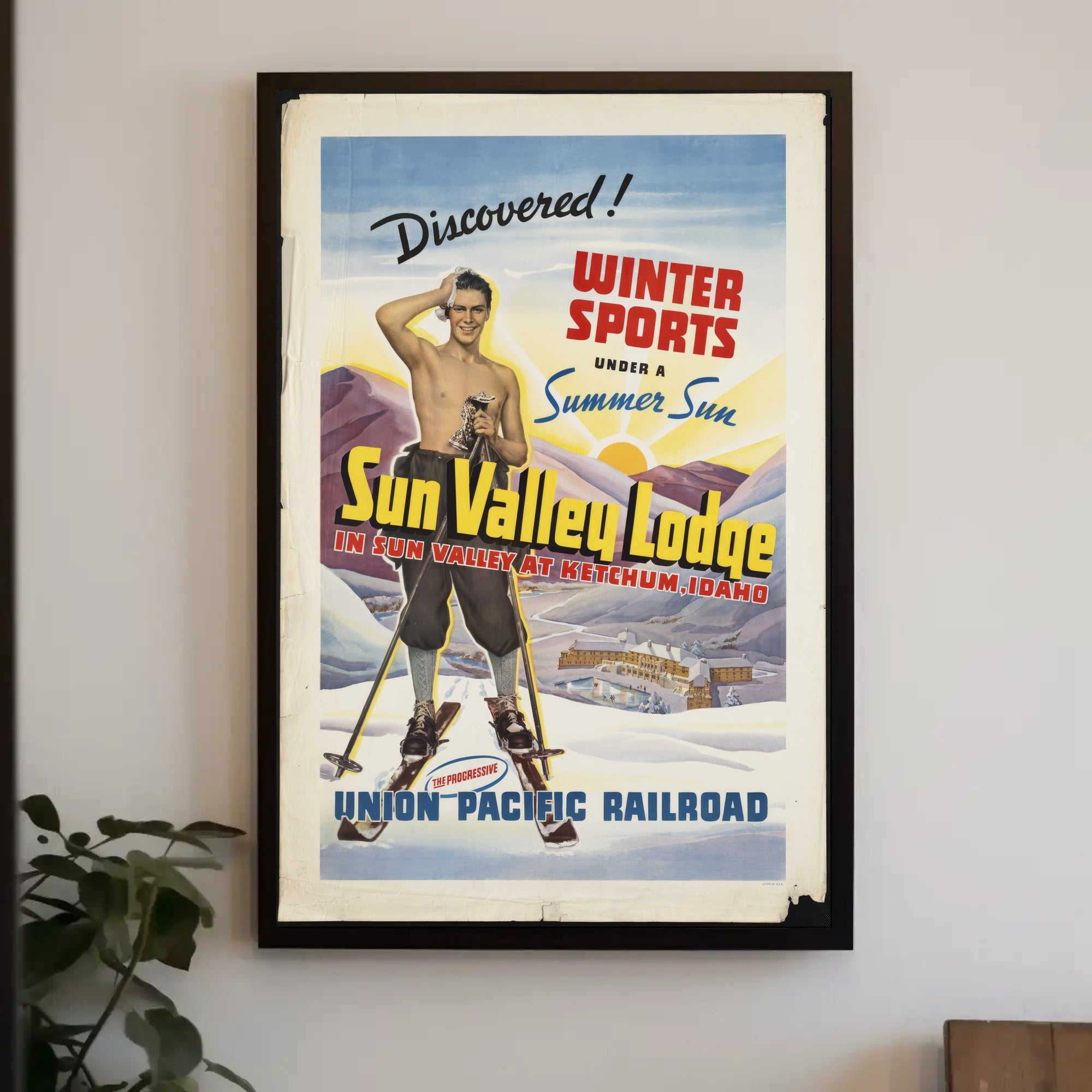 Winter Sports Adventure Sun Valley Travel Poster PosterGoat