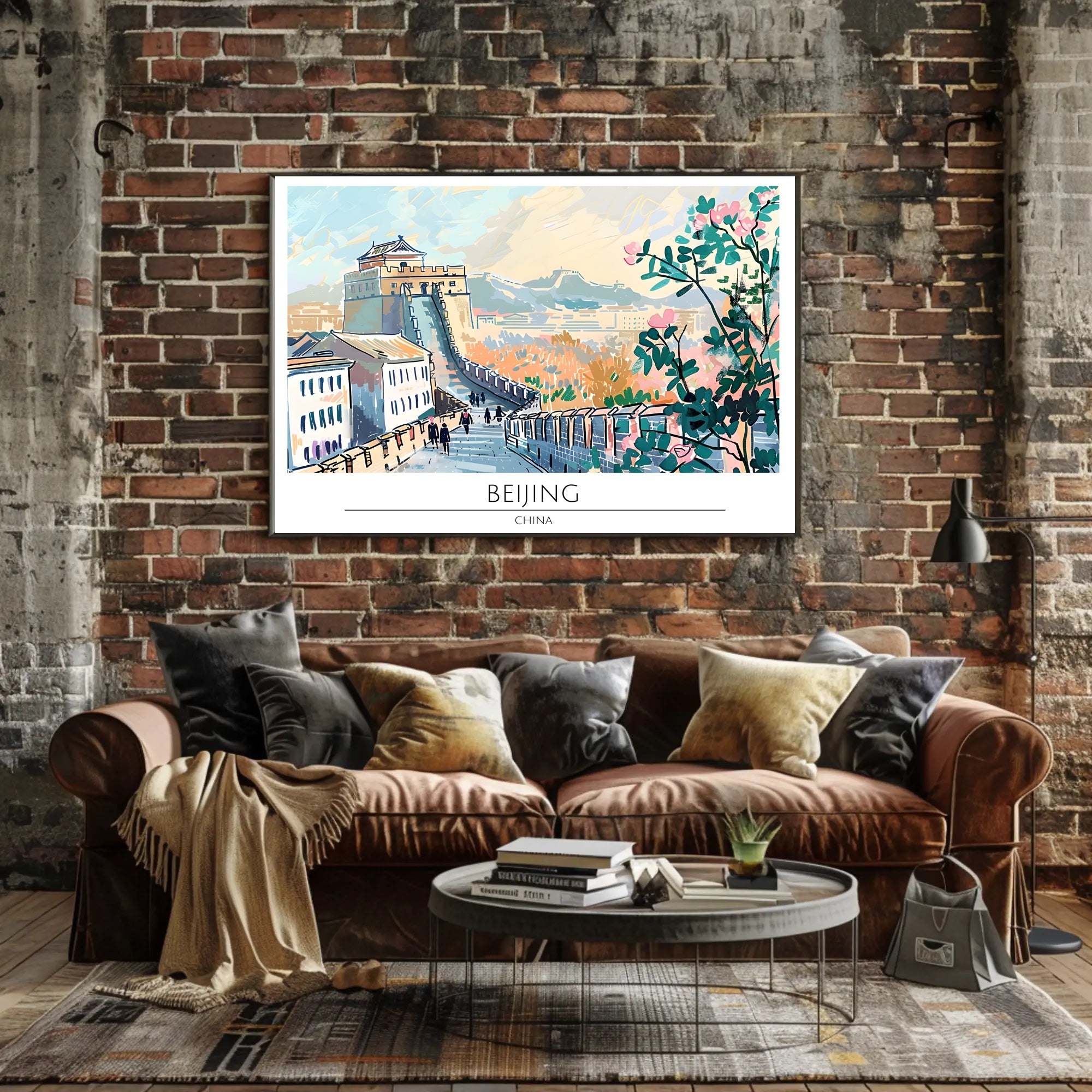 Scenic View of Beijing Poster