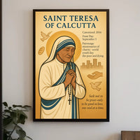 Saint Teresa of Calcutta Charity Legacy Cultural or Heritage Poster