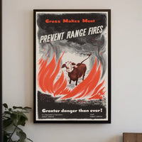 Prevent Range Fires Poster PosterGoat