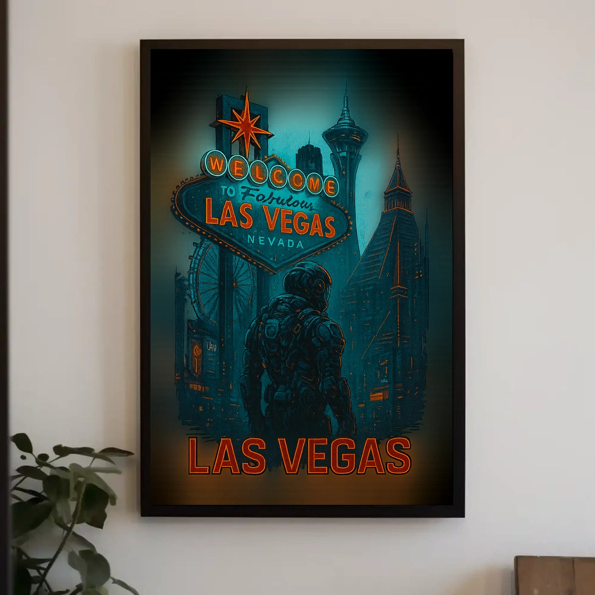 Welcome To Futuristic Las Vegas Poster