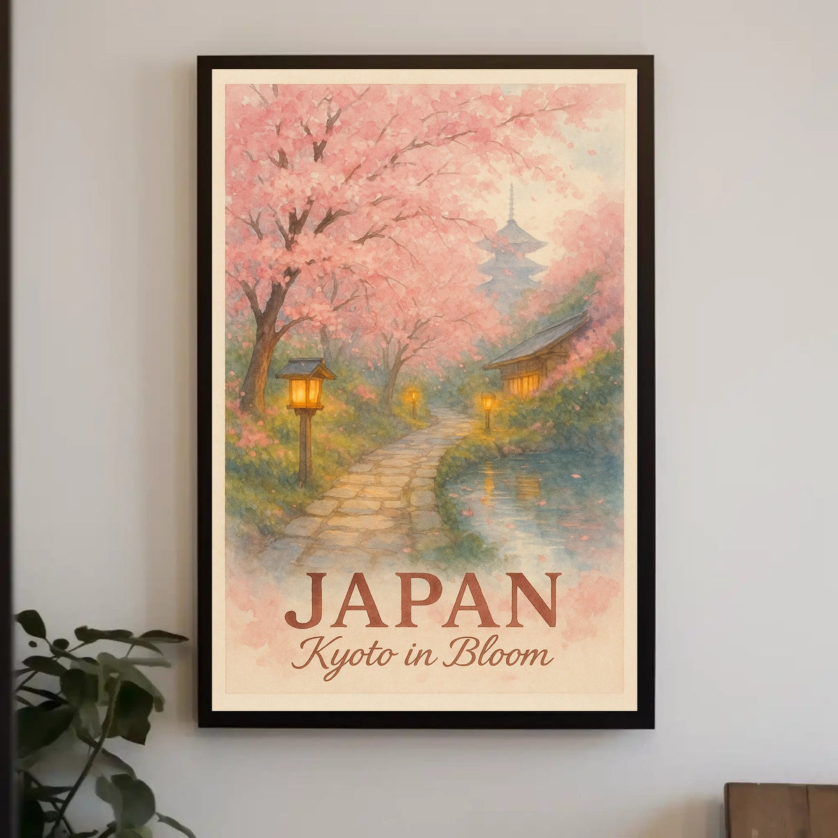 Japan Kyoto in Bloom Poster