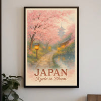 Japan Kyoto in Bloom Poster