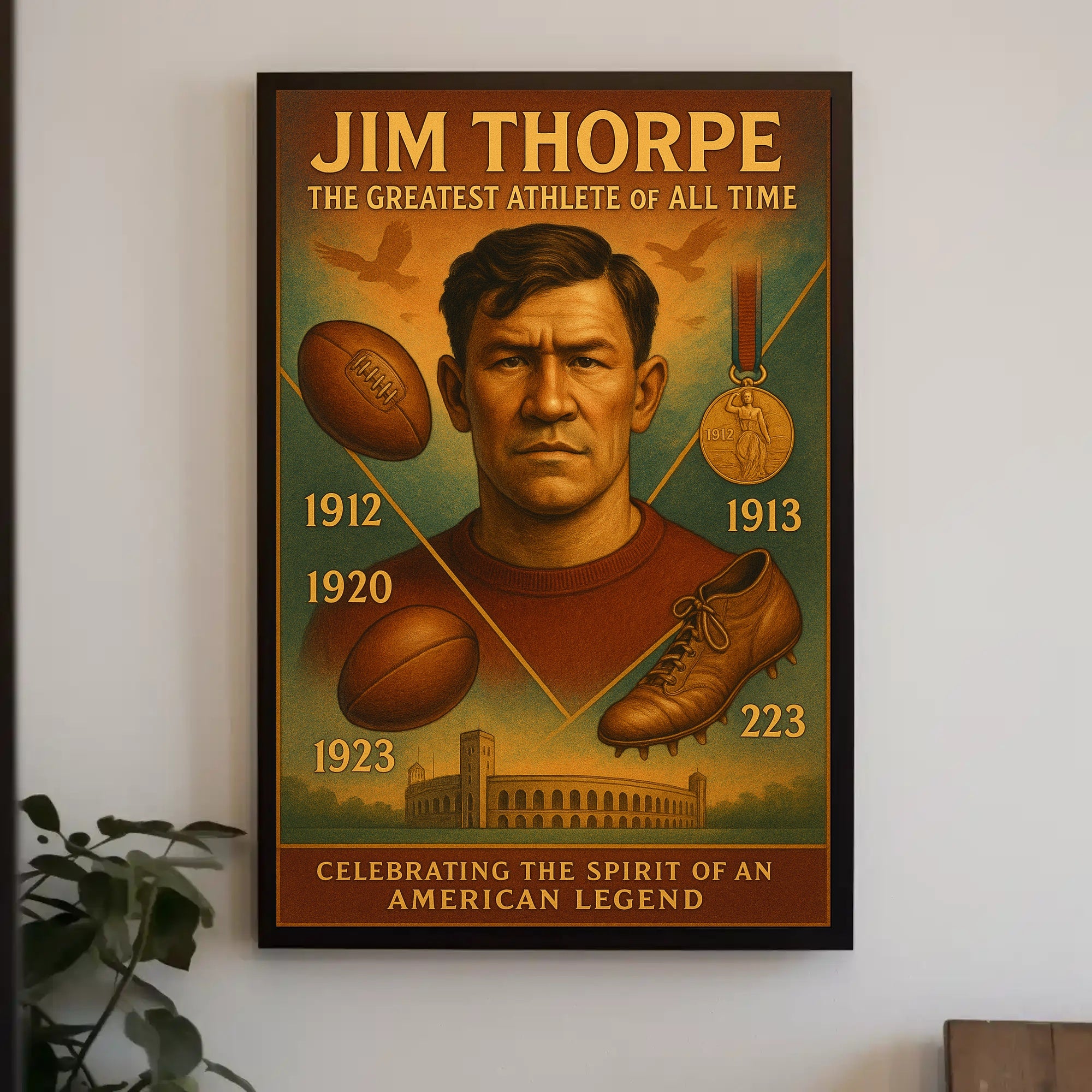 Jim Thorpe – Celebrating an American Legend Poster