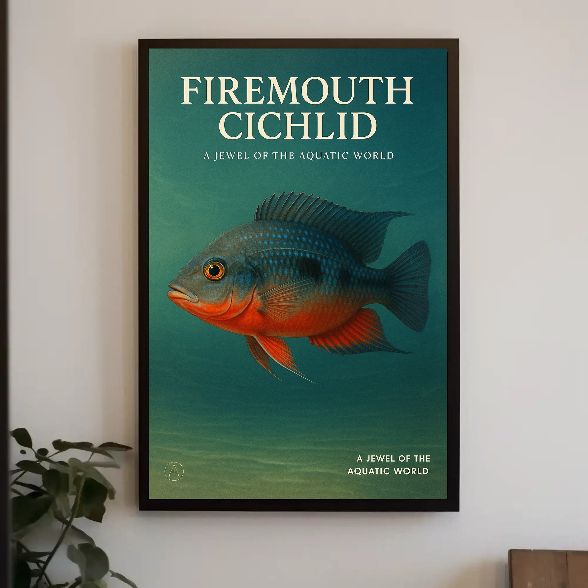 Firemouth Cichlid A Jewel of the Aquatic World Poster PosterGoat