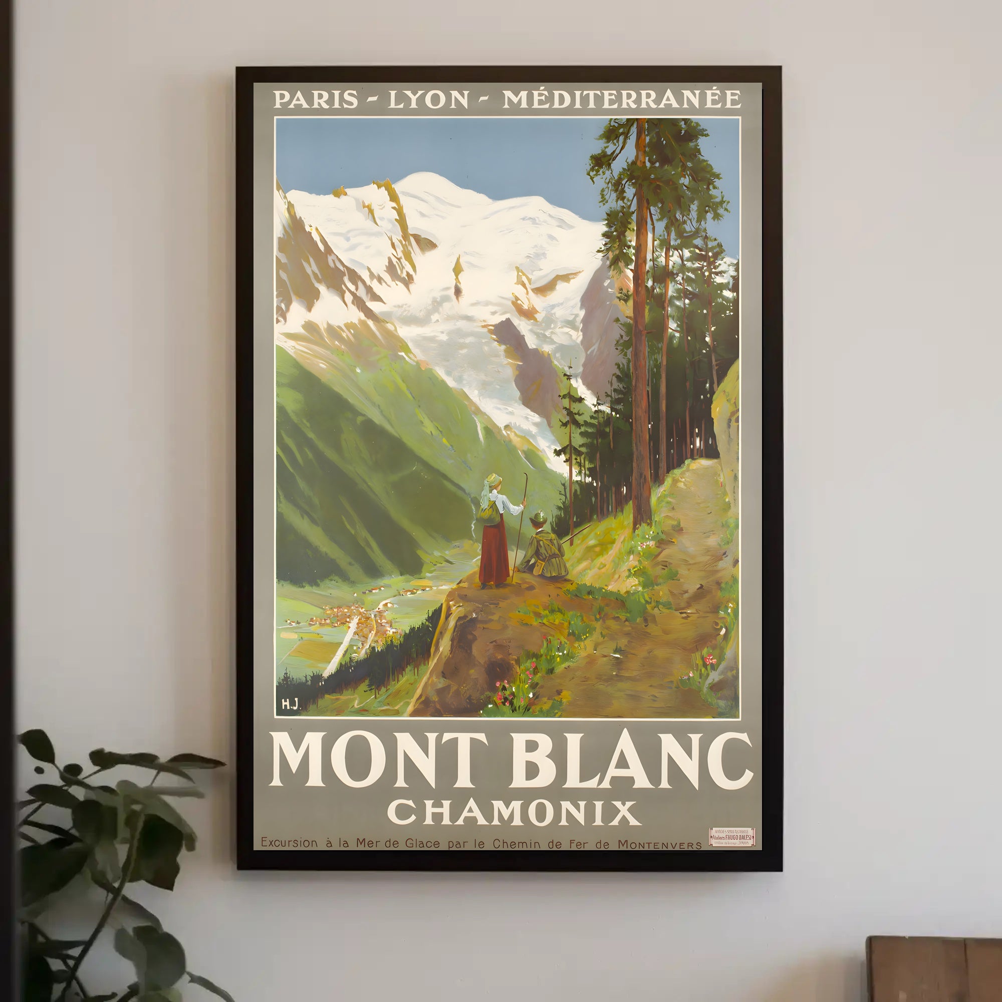 Mont Blanc Adventure Travel Poster PosterGoat