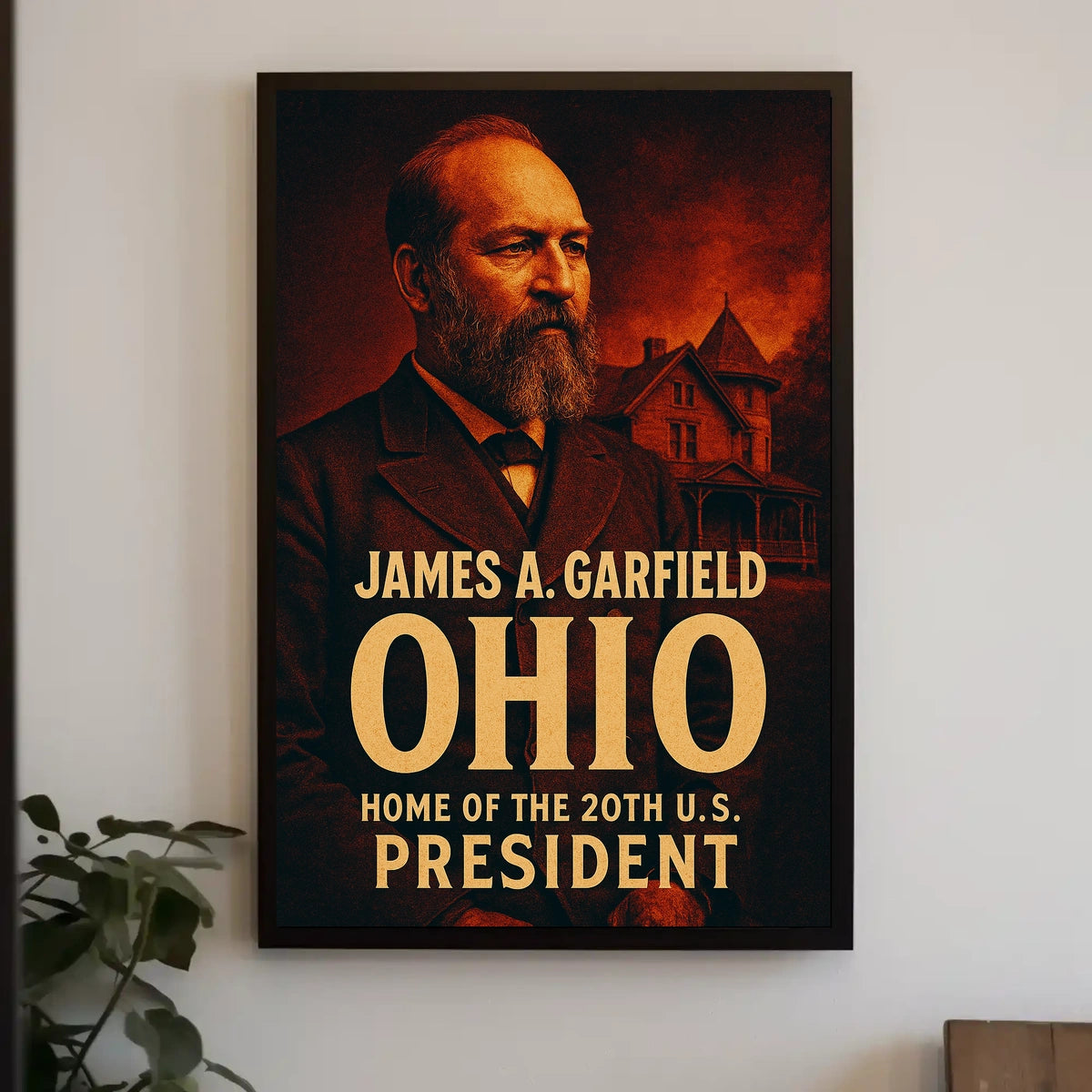 James A. Garfield 20th President Poster