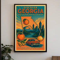 Discover Georgia Poster