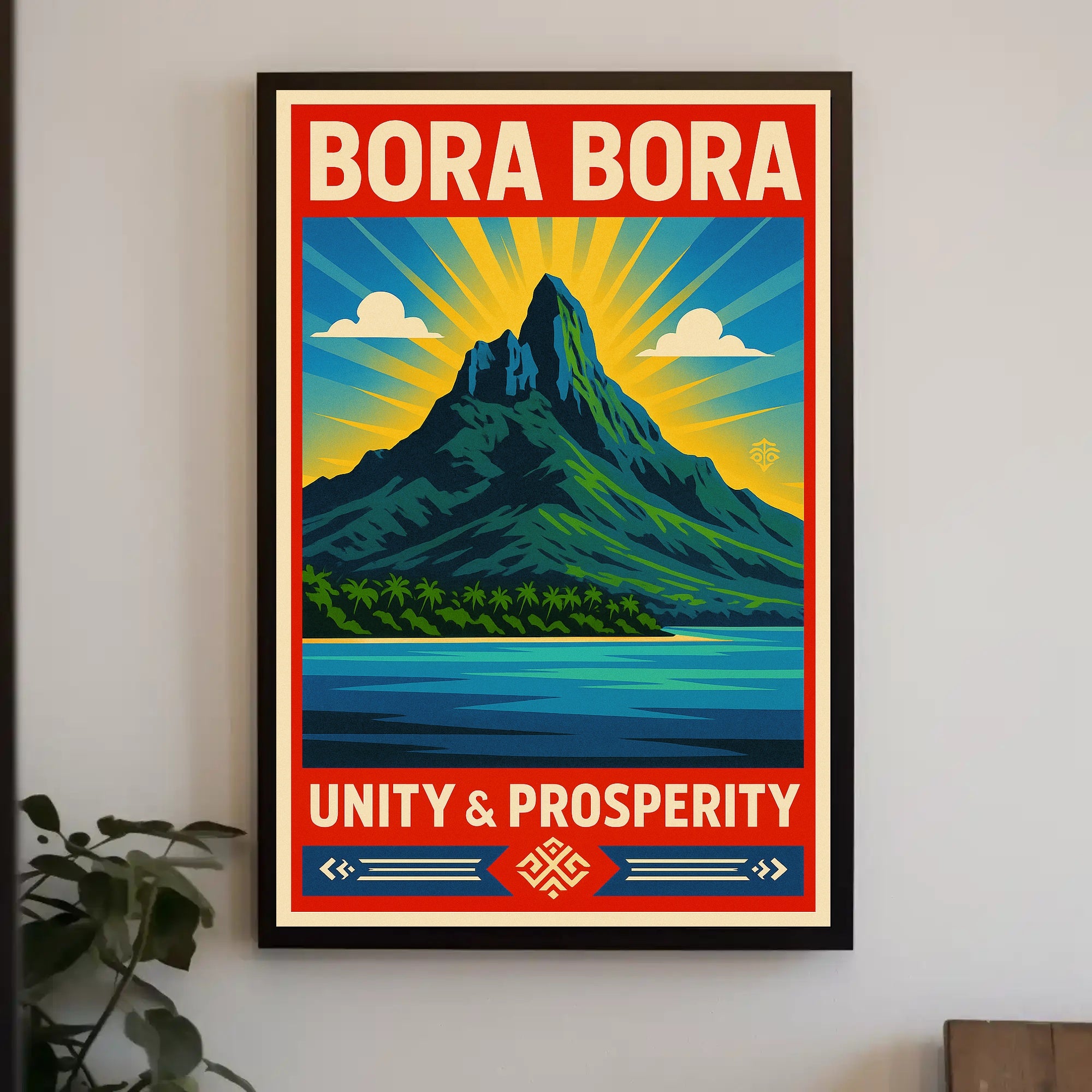 Bora Bora Unity & Prosperity Poster PosterGoat