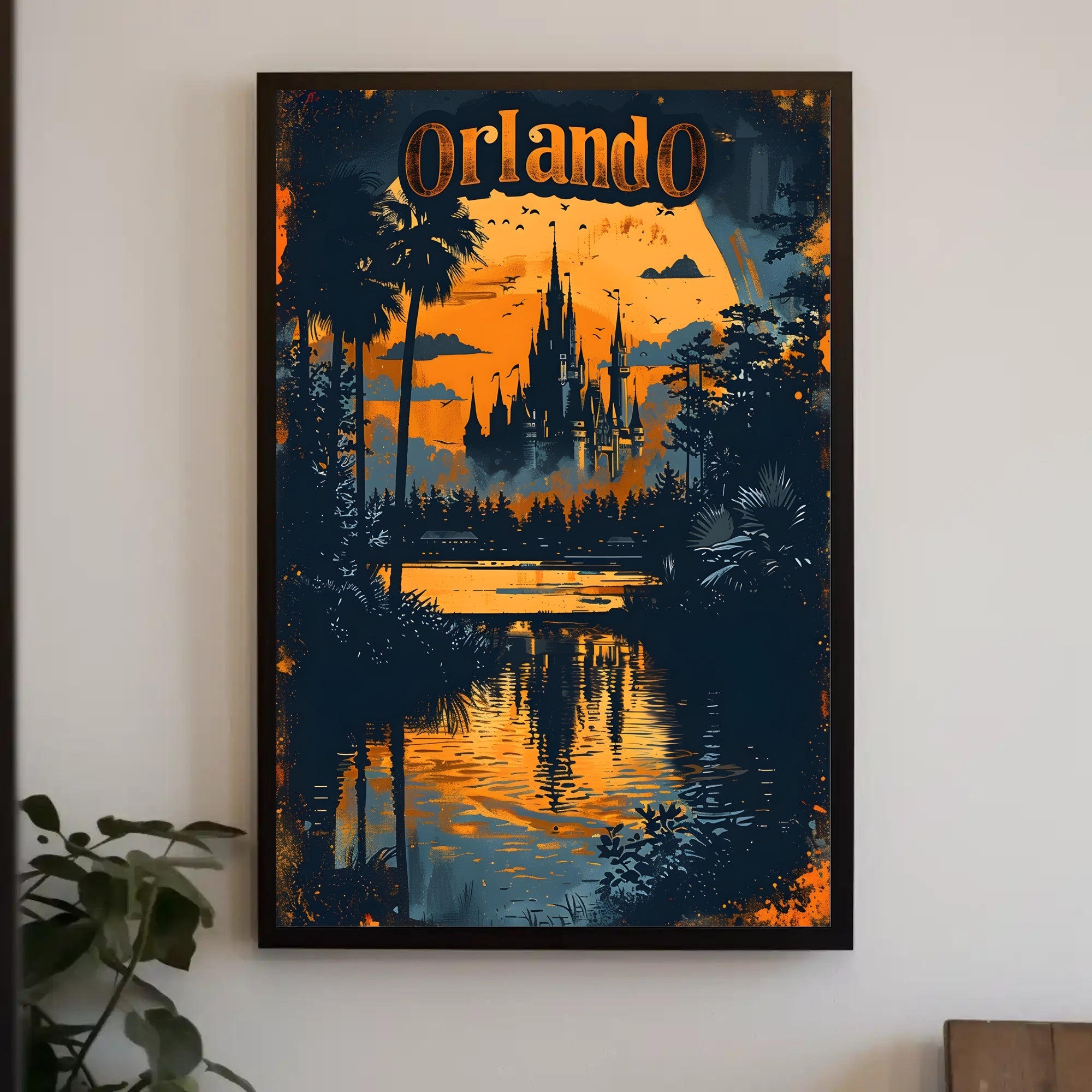 Orlando at Dusk Poster