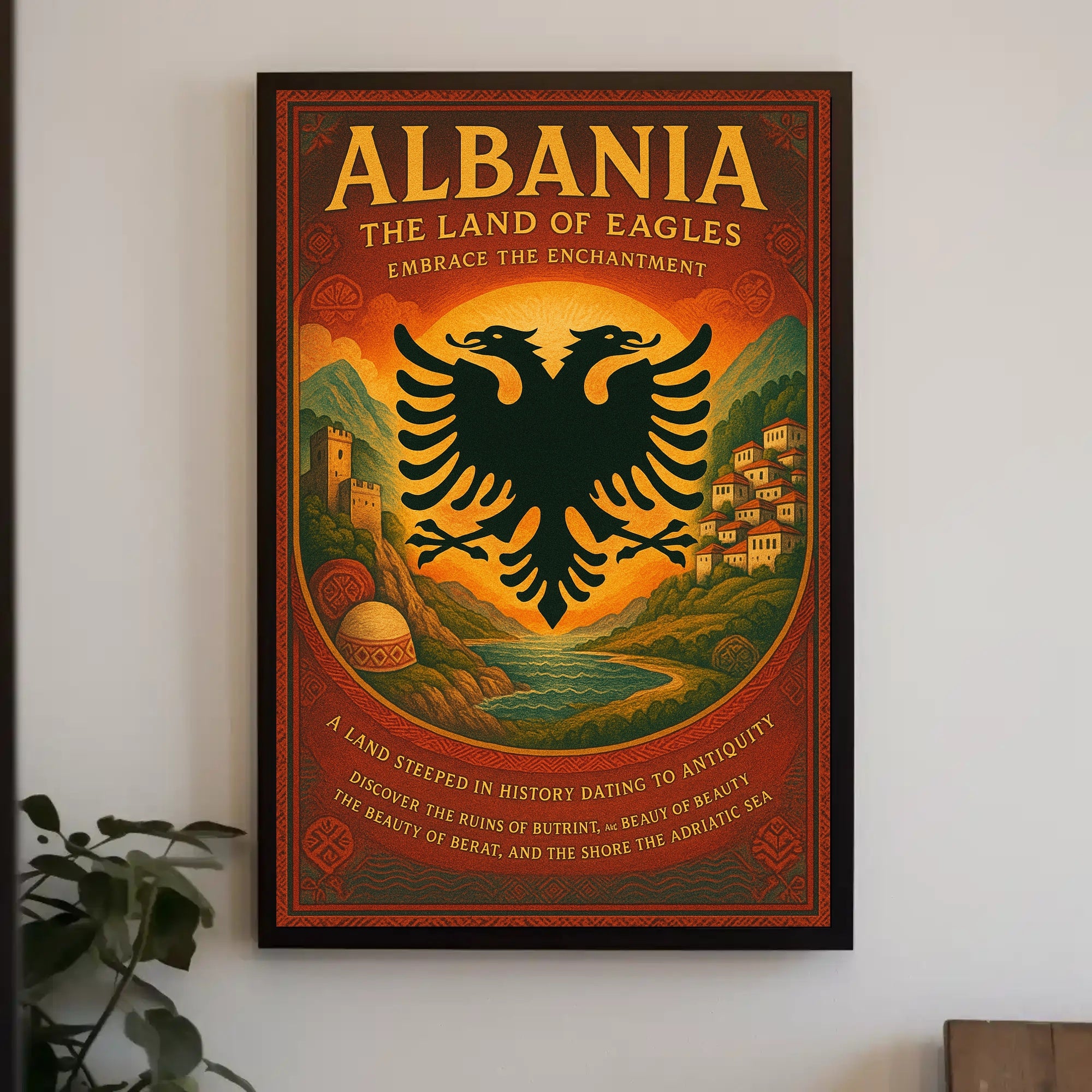 Albania: The Land of Eagles Travel Poster