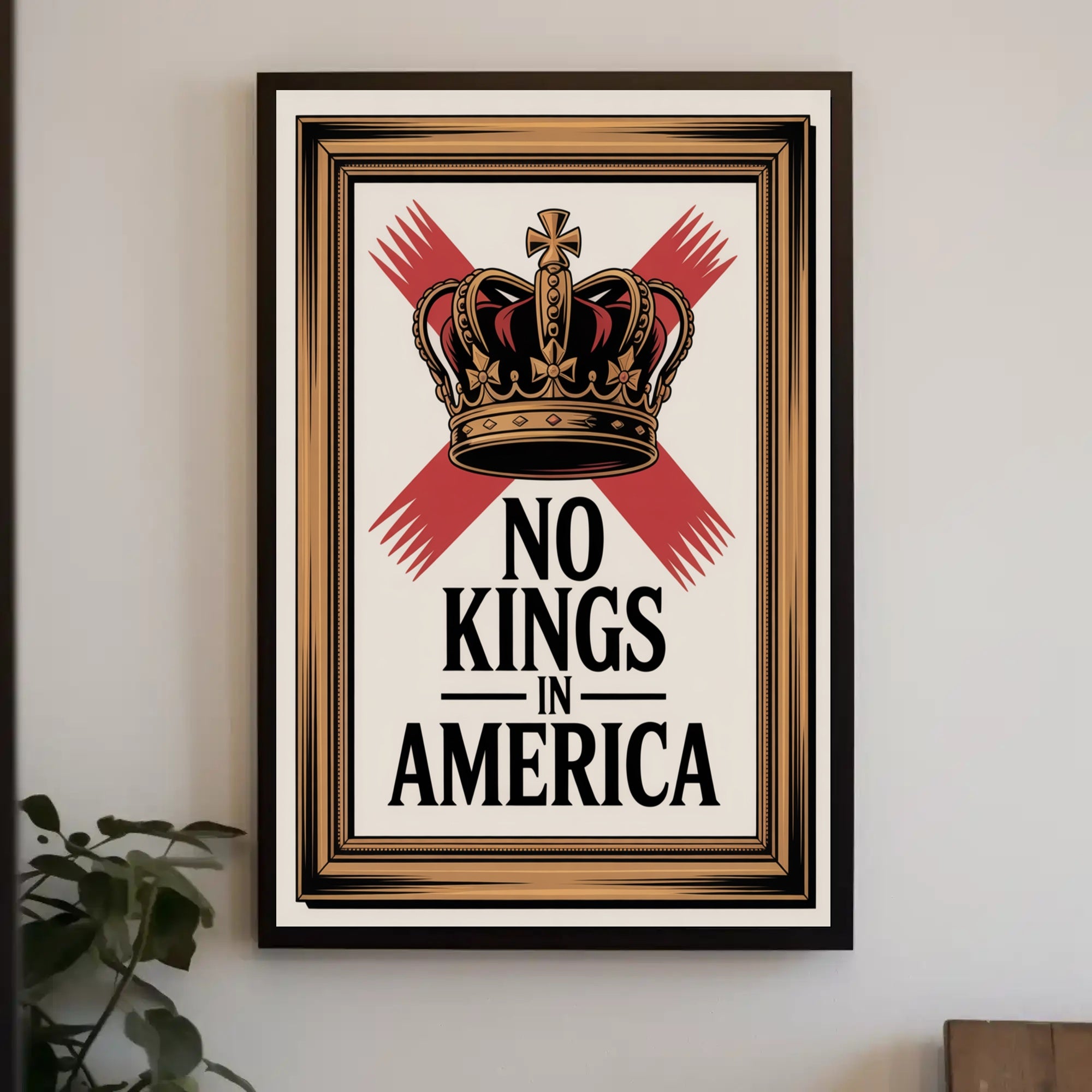 No Kings in America: Political or Propaganda Poster