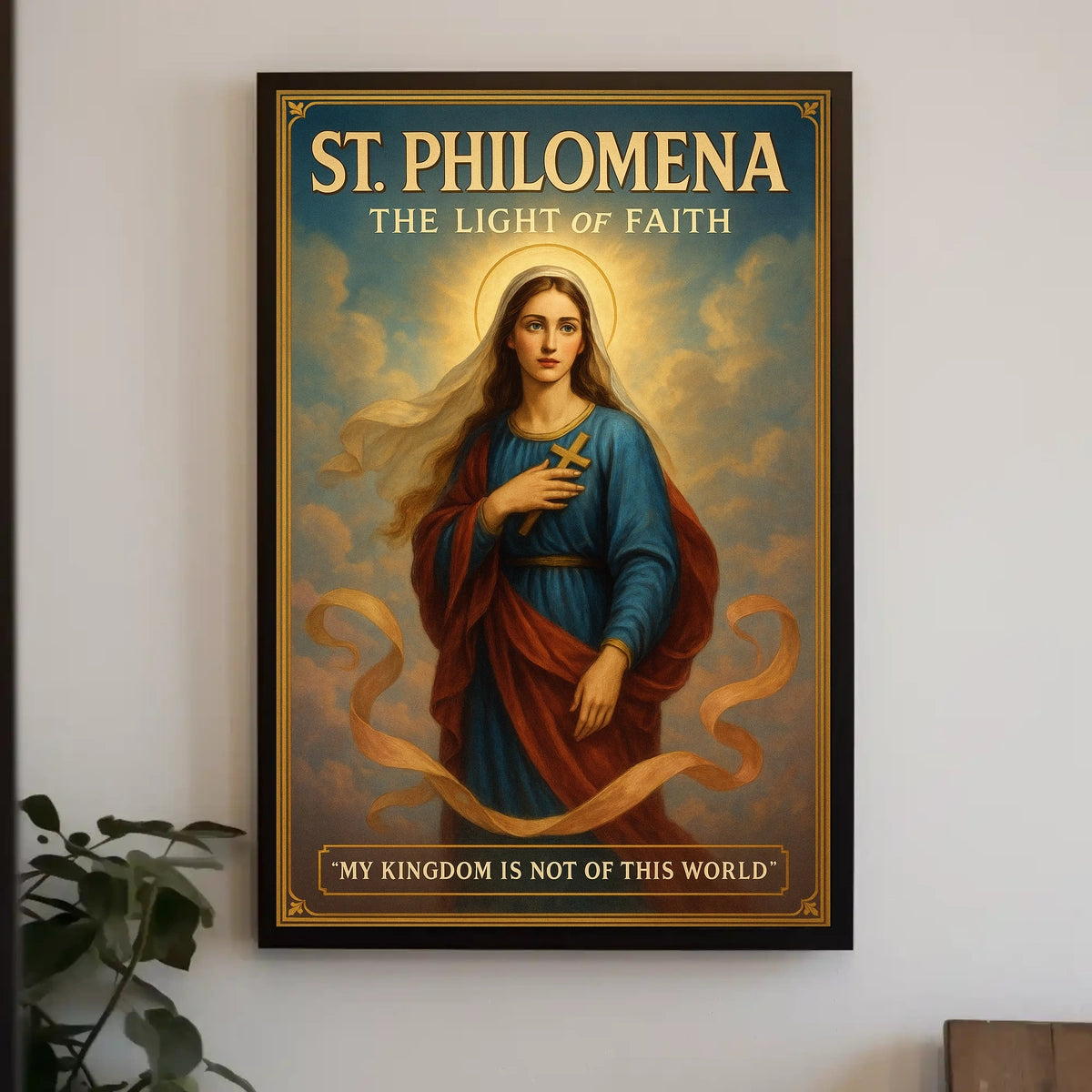 St. Philomena The Light of Faith Poster