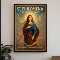 St. Philomena The Light of Faith Poster