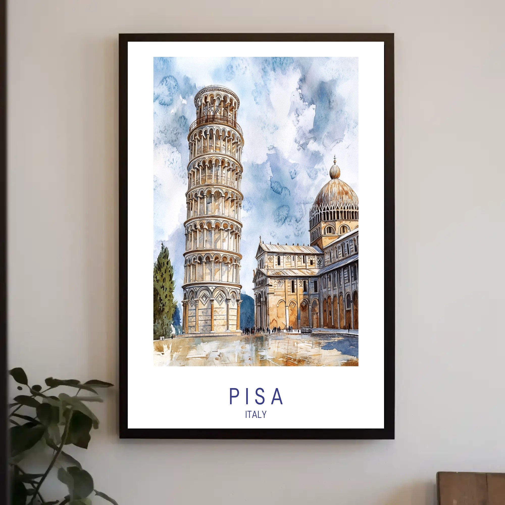 Pisa Art Poster PosterGoat