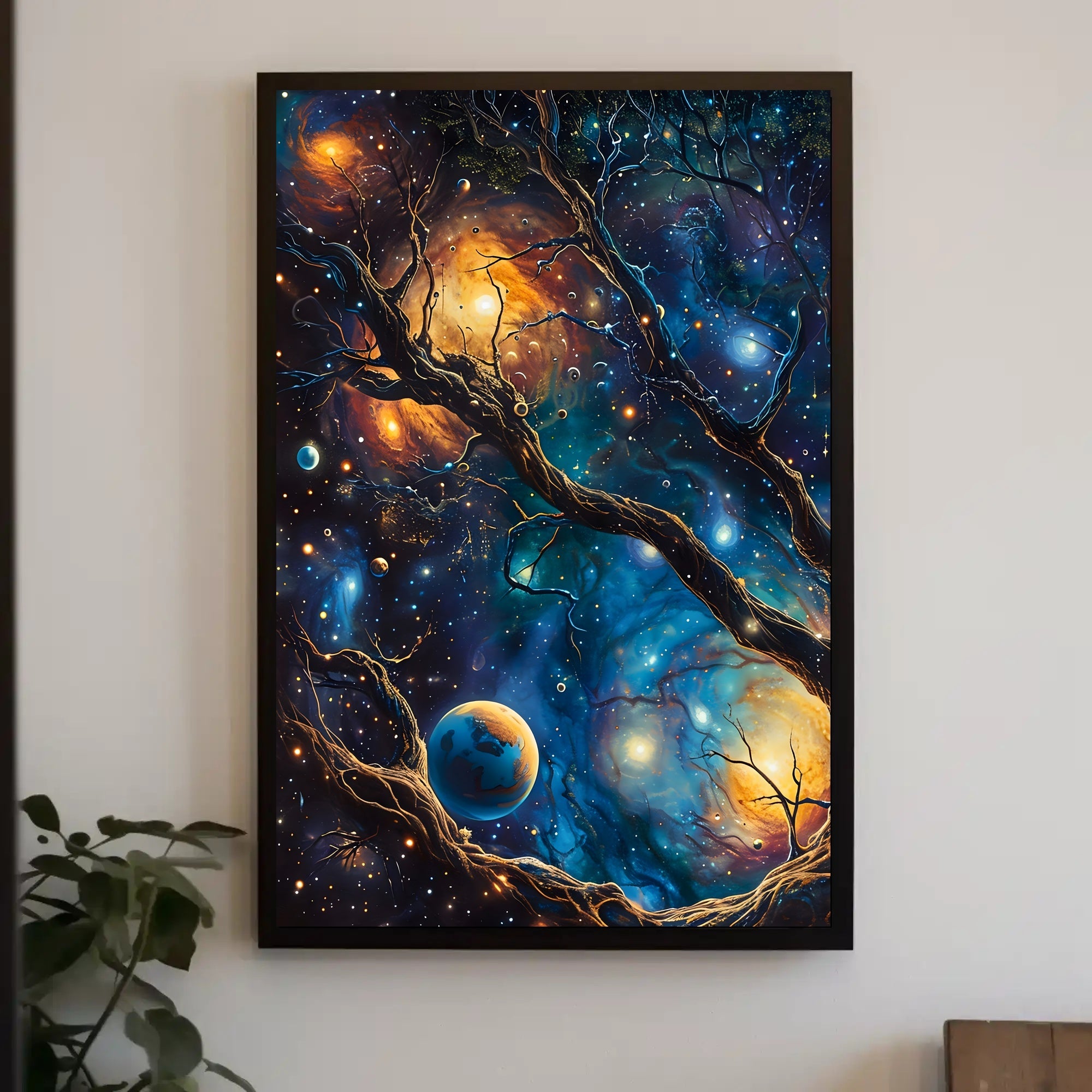 Cosmic Tree of Life Space or Astronomy Poster