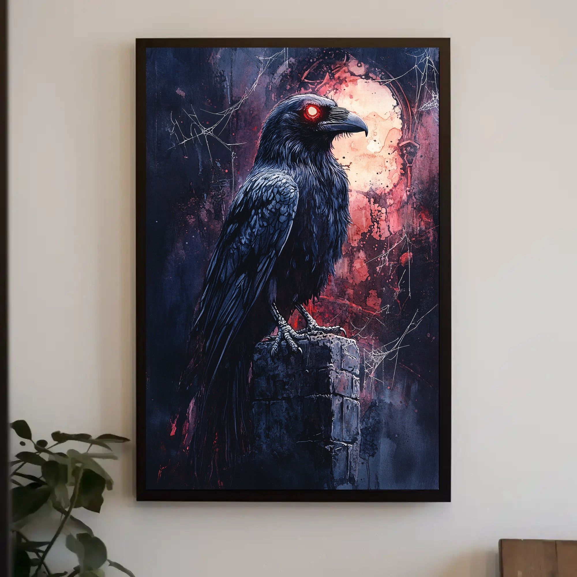 The Enigmatic Raven Poster