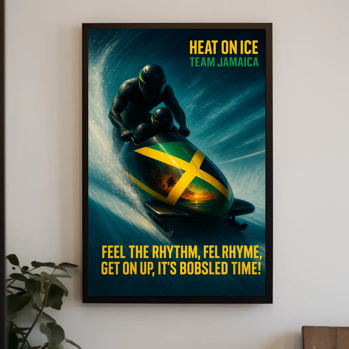 Heat on Ice Team Jamaica Poster