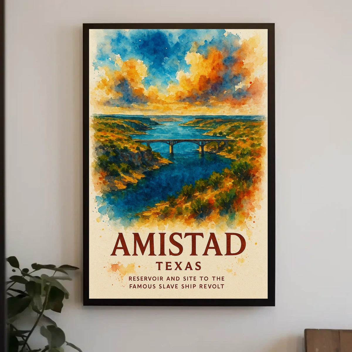 Amistad Reservoir Texas Poster
