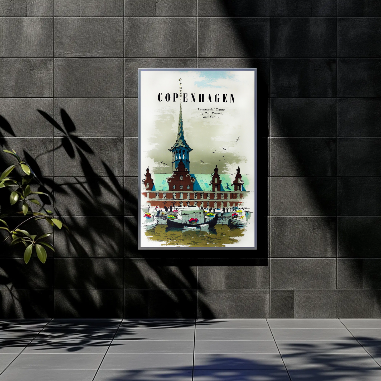 Copenhagen Travel Poster