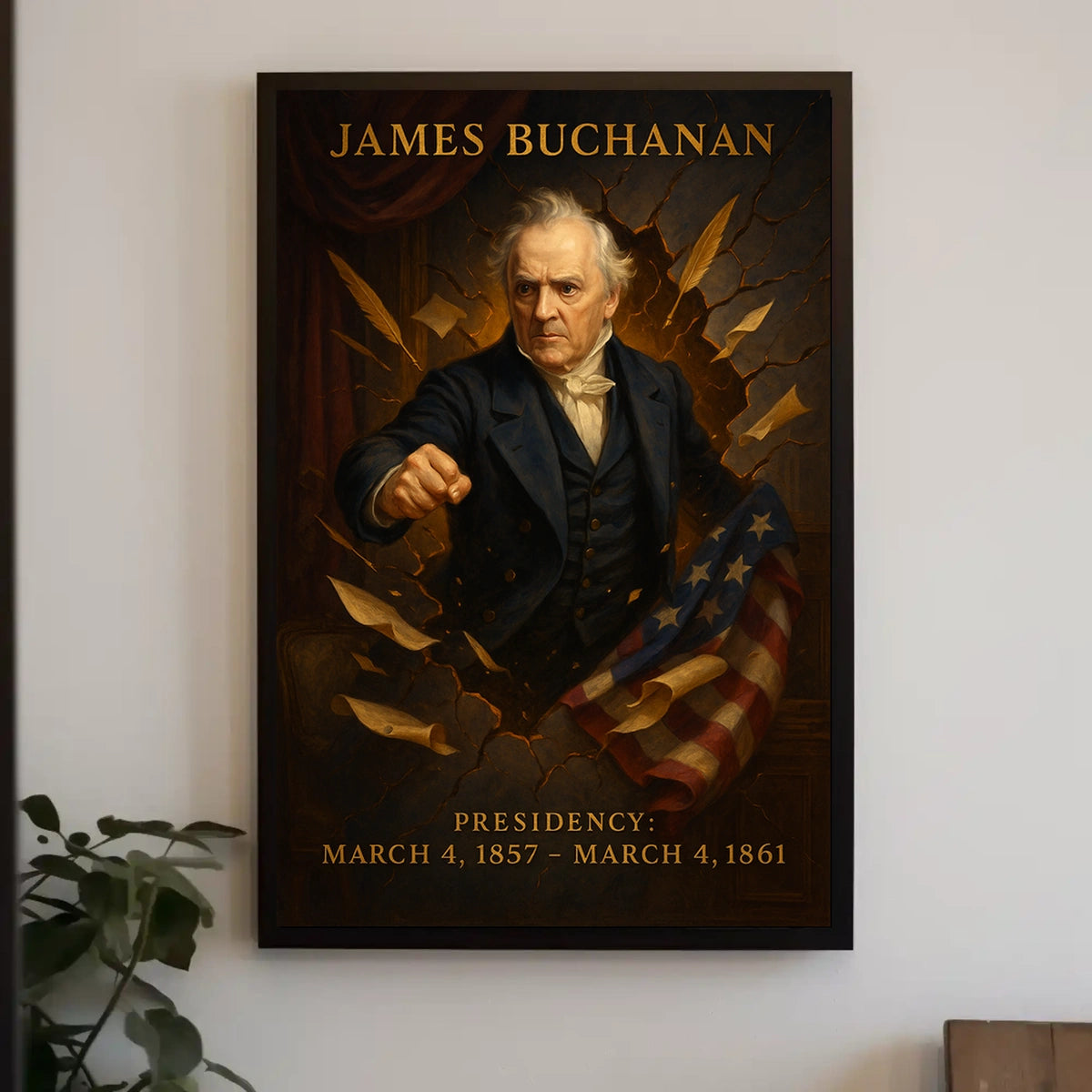 James Buchanan Presidency Poster