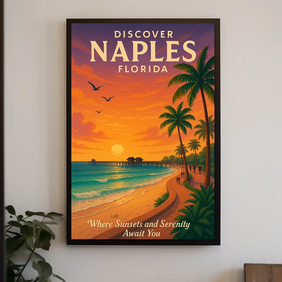 Discover Naples, Florida Poster