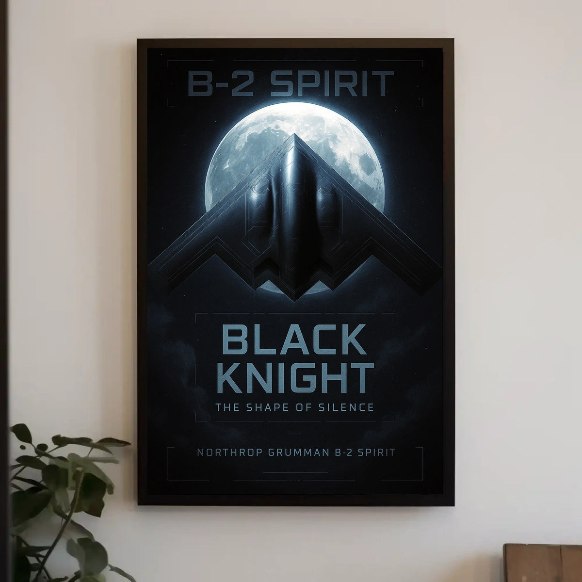 Black Knight B-2 Spirit Poster