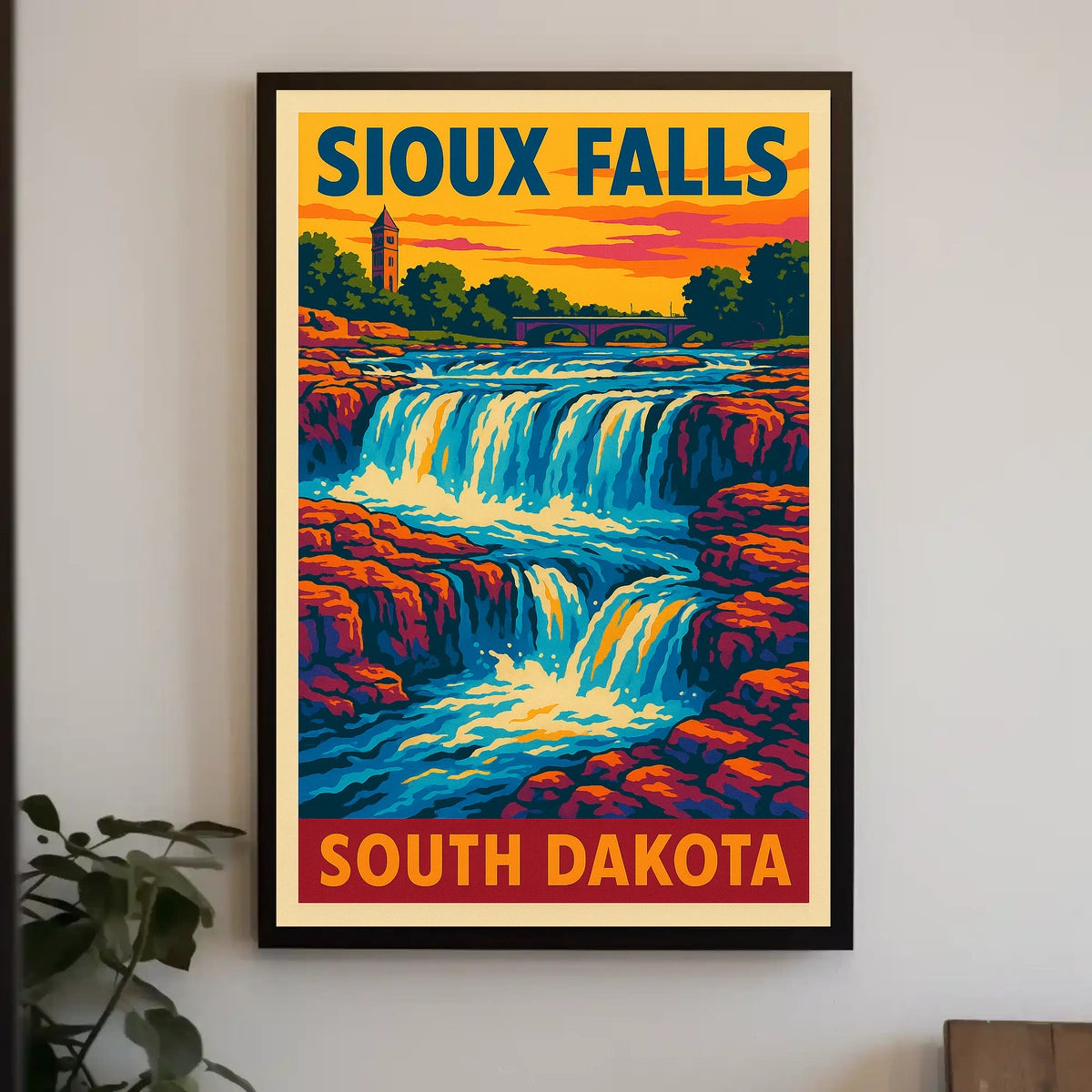 Sioux Falls South Dakota Poster
