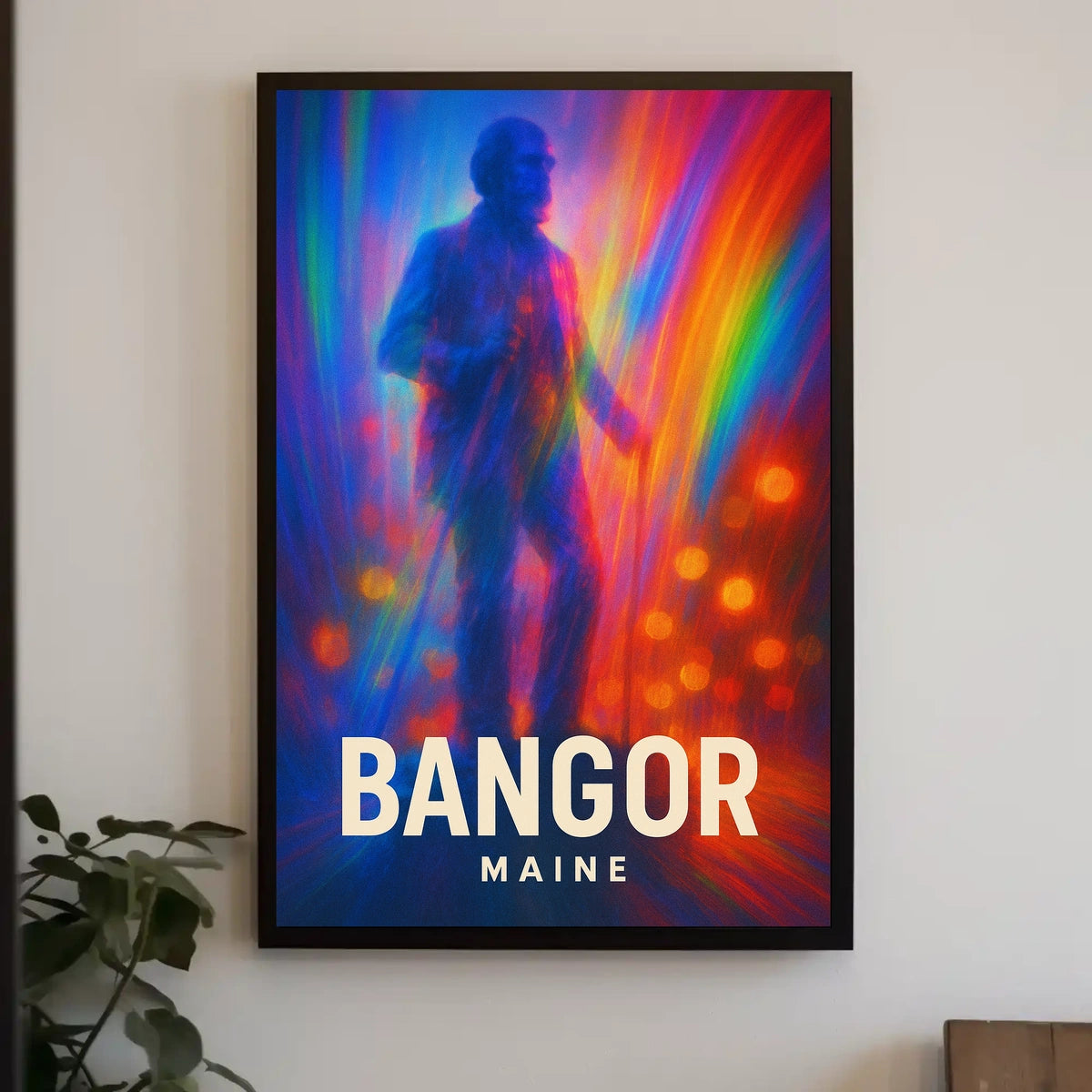 Bangor Maine Vibrant Tribute Wanderlust Poster