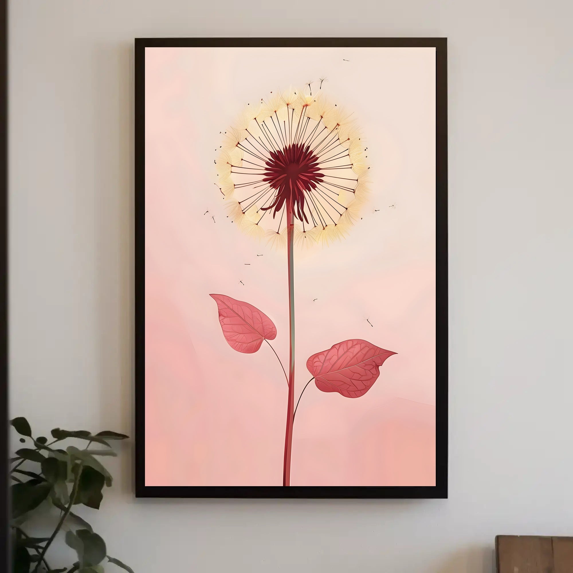 Dandelion Botanical Poster Wall Art Print