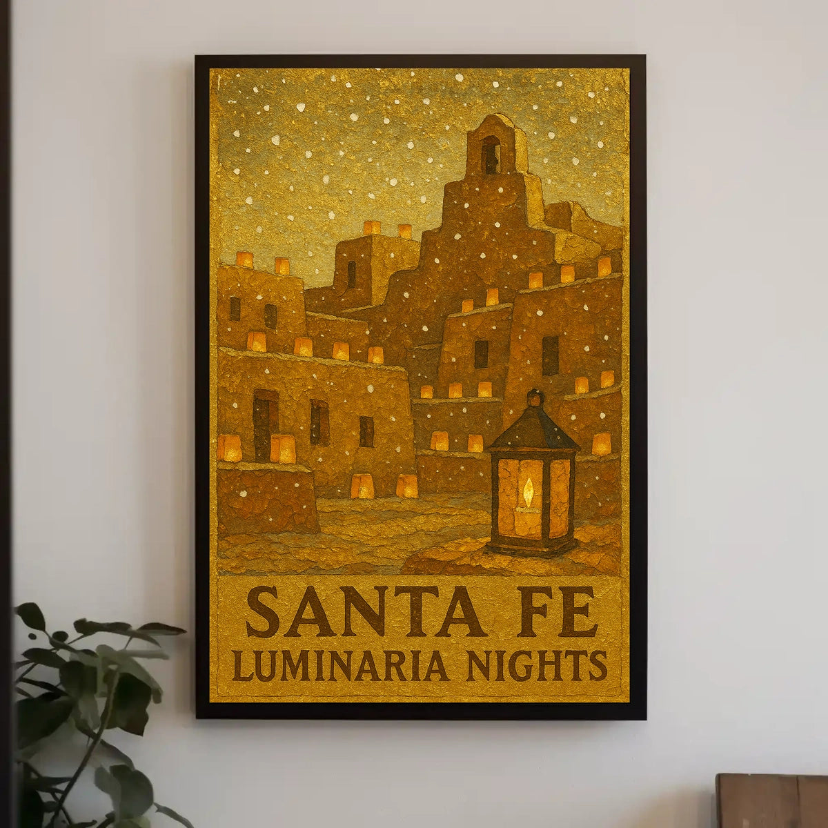 Santa Fe Luminaria Nights Poster