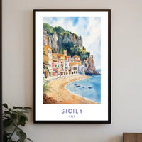 Scenic Sicily Poster PosterGoat