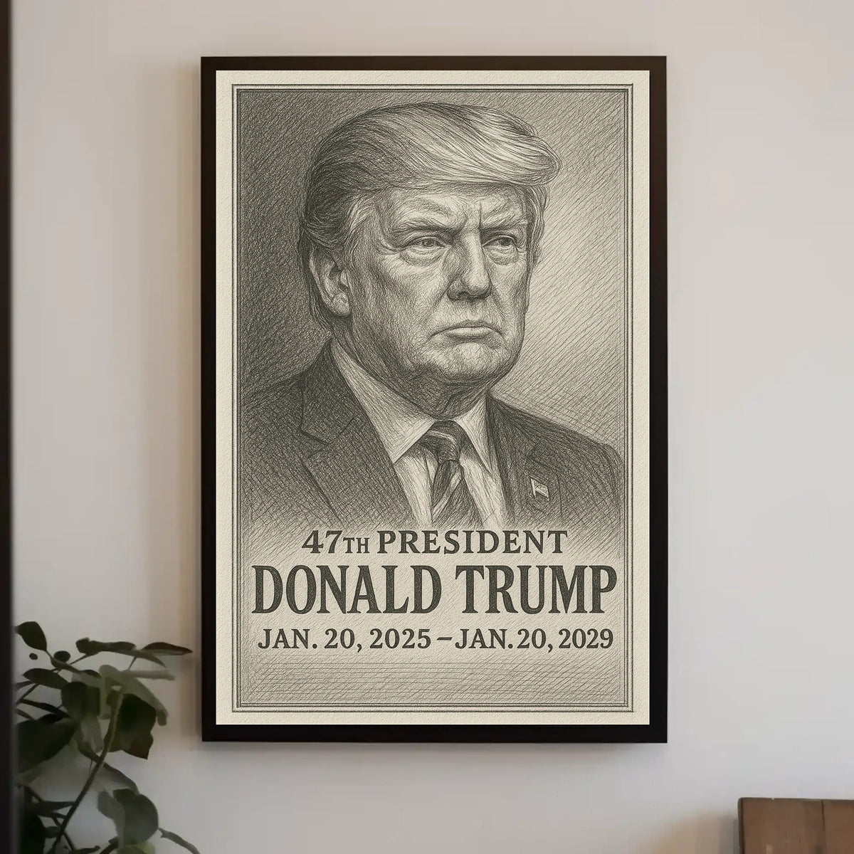 Donald Trump 47th President Poster
