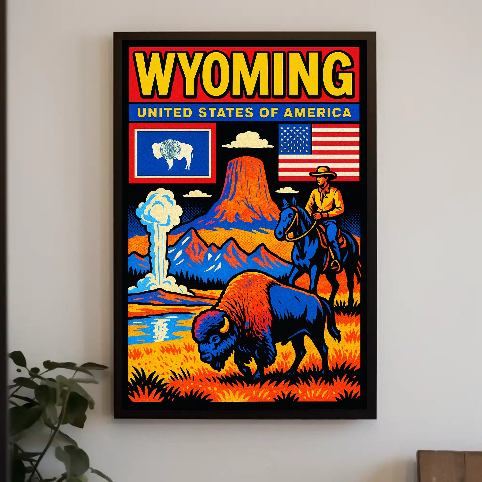 Wyoming Natural Wonders Poster PosterGoat