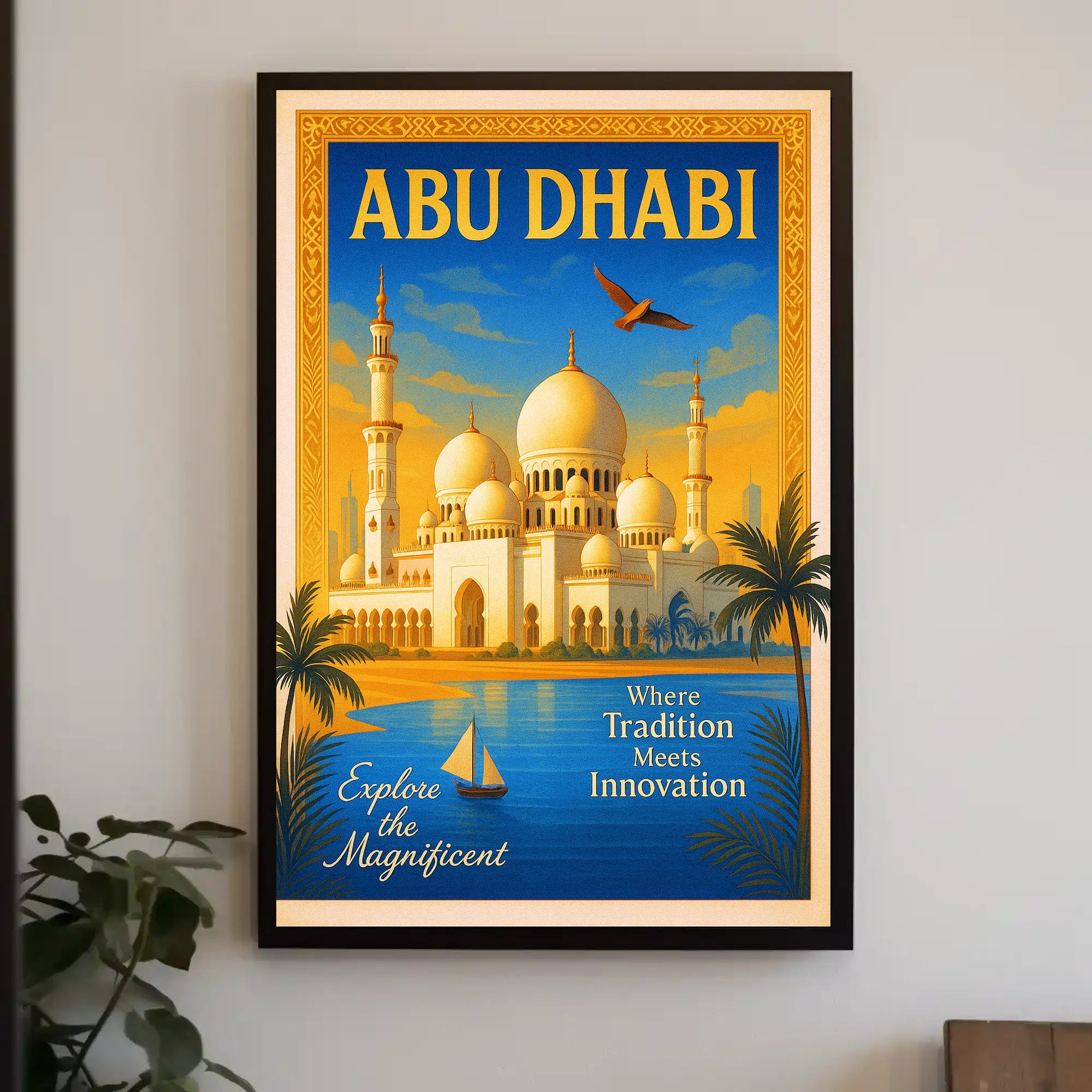 Discover Abu Dhabi Poster PosterGoat