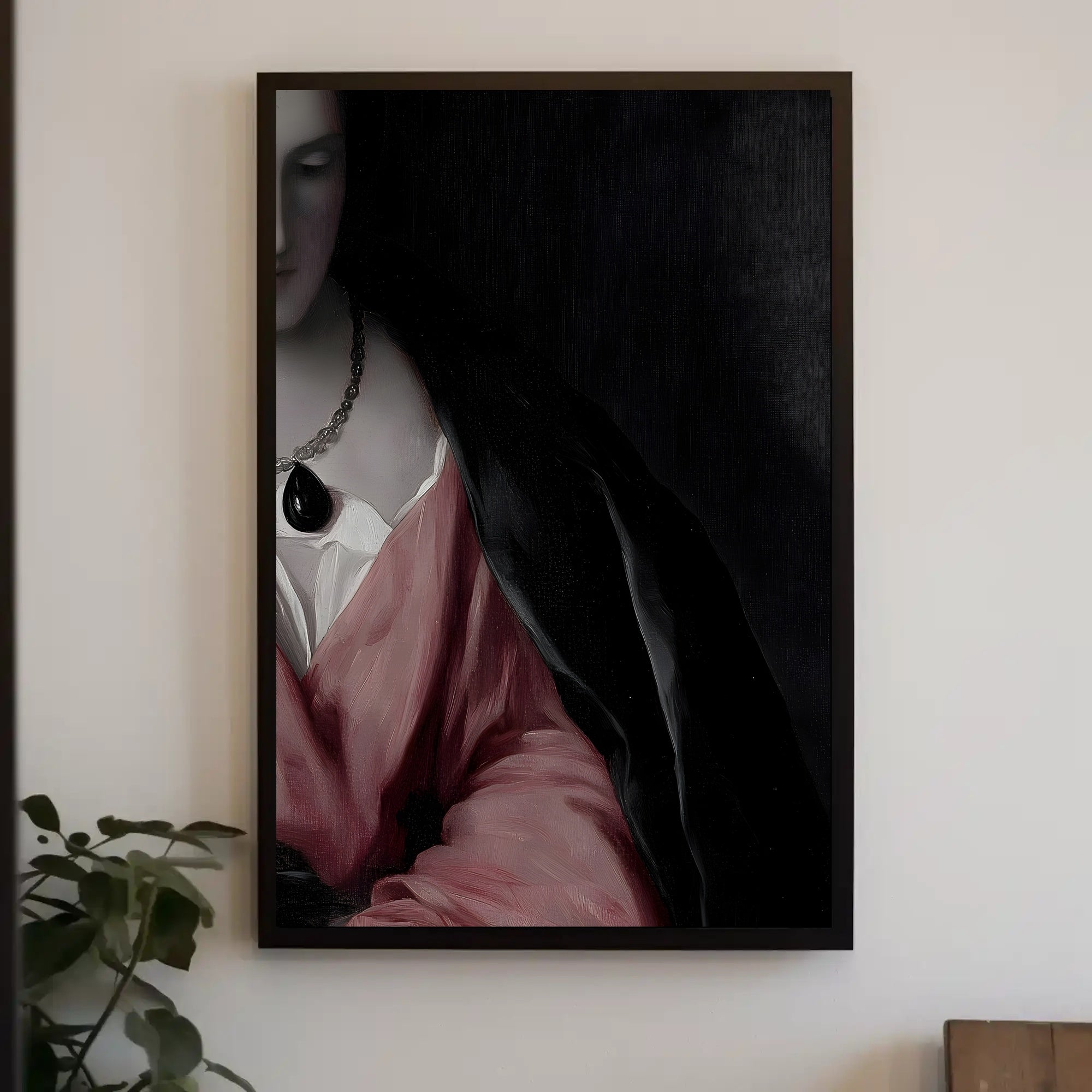 Renaissance Elegance: Artistic Portrait Poster PosterGoat
