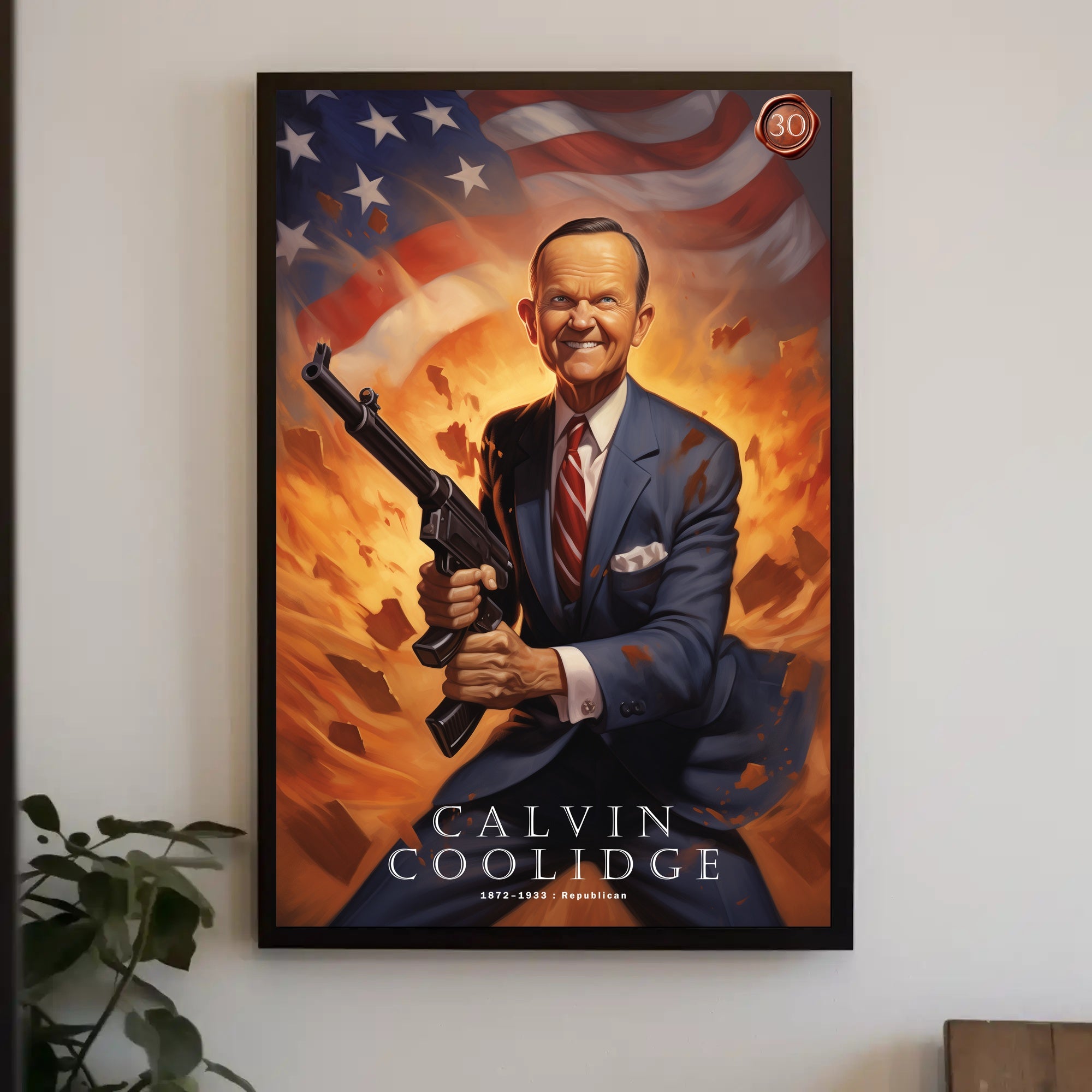 Calvin Coolidge Poster