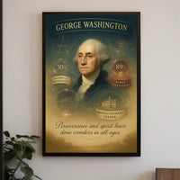 George Washington First President Poster