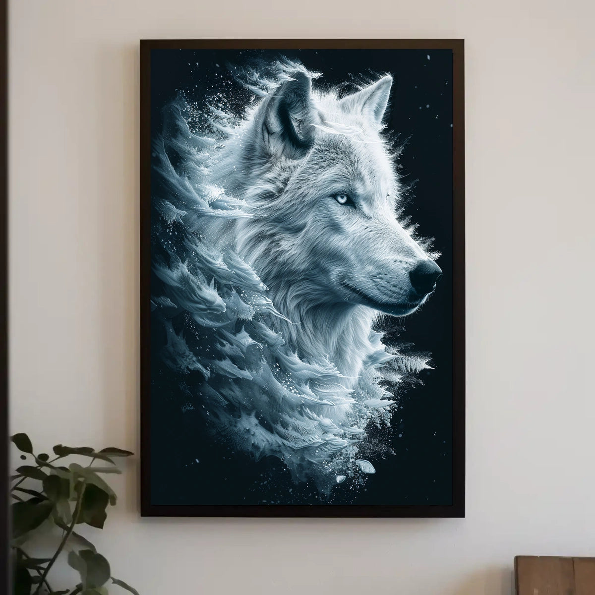 Majestic Wolf In Motion Poster