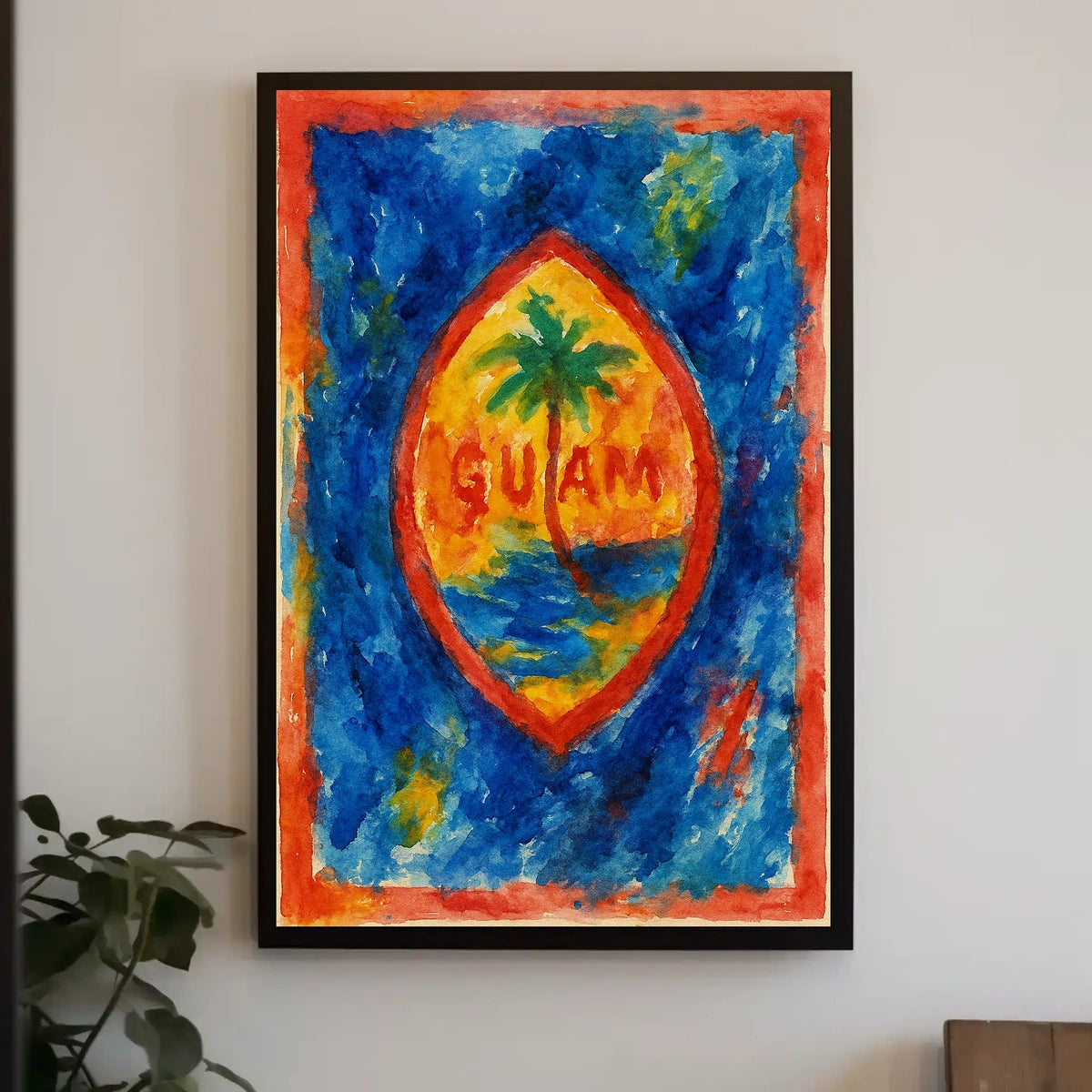 Vibrant Guam Poster