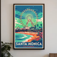 Santa Monica Vibes Poster