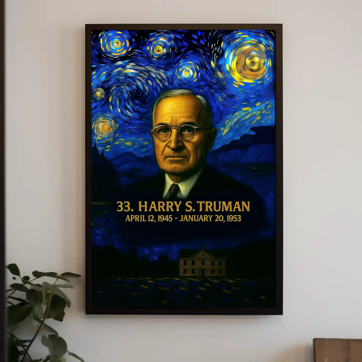 Harry S. Truman 33rd President of the United States Presidential Masterpiece Series Poster