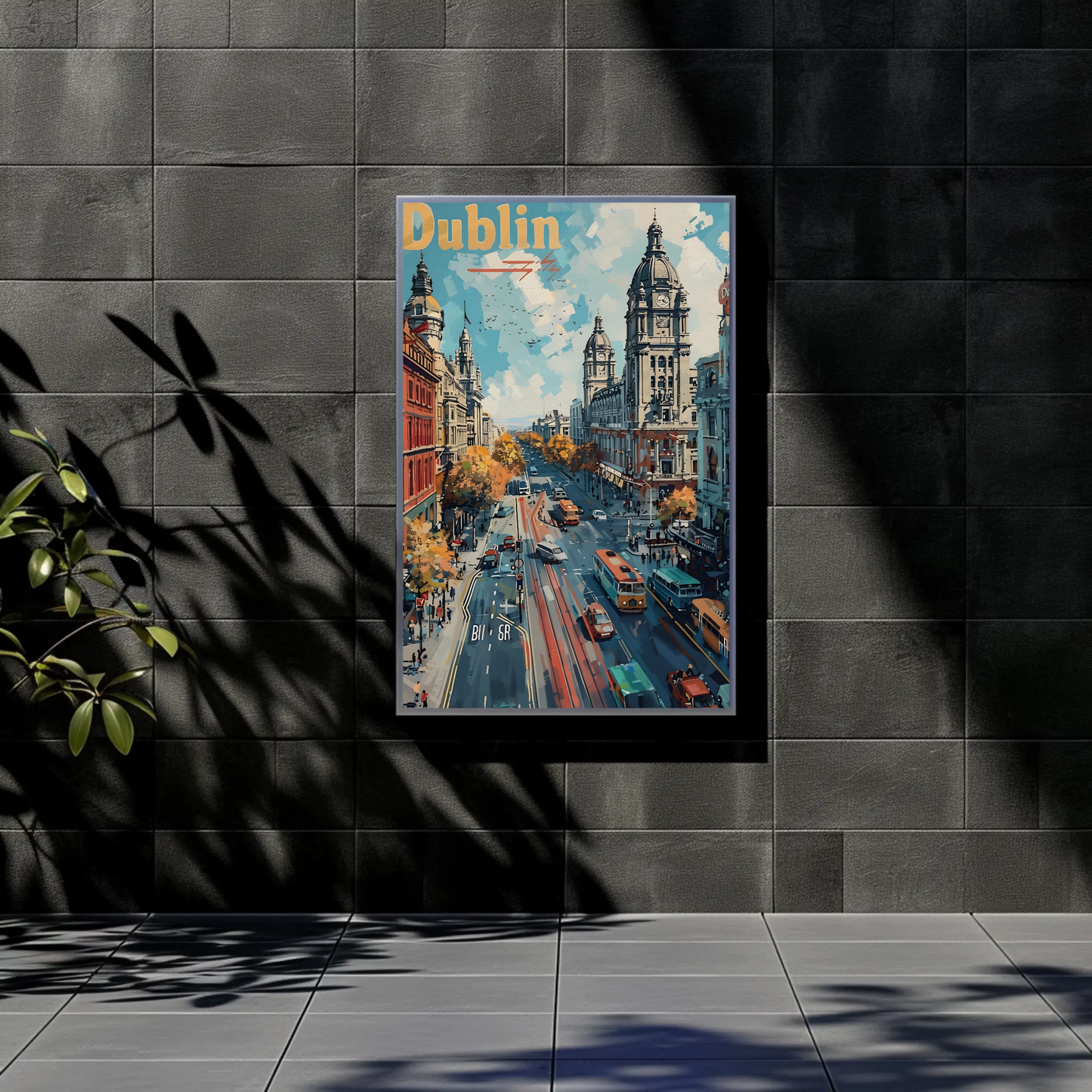 Vintage Poster - Dublin Grand Avenue
