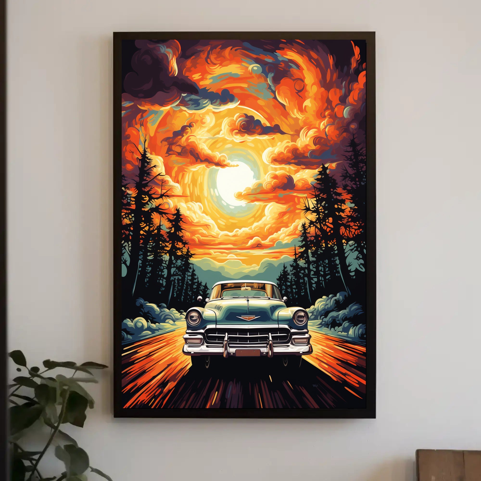 Journey Through The Fiery Skies Poster
