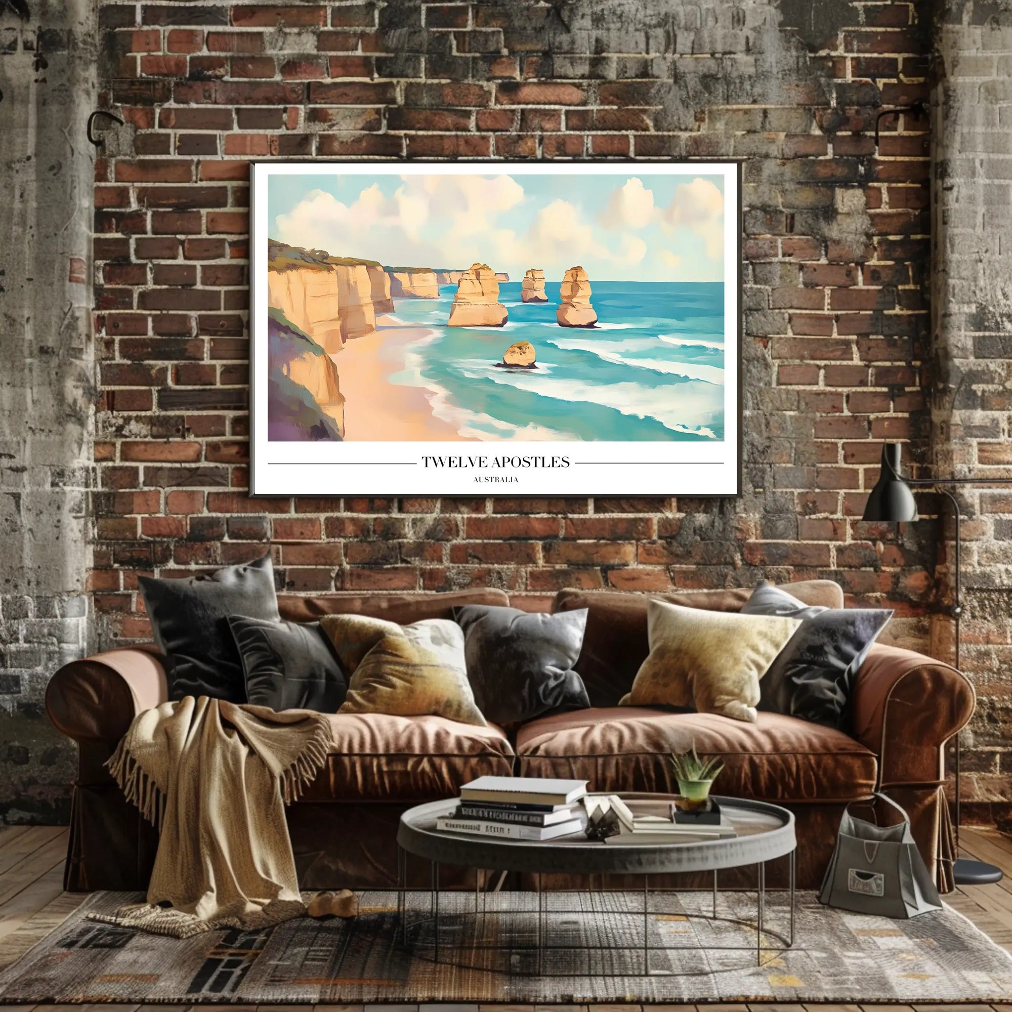 Twelve Apostles Australia Travel Poster