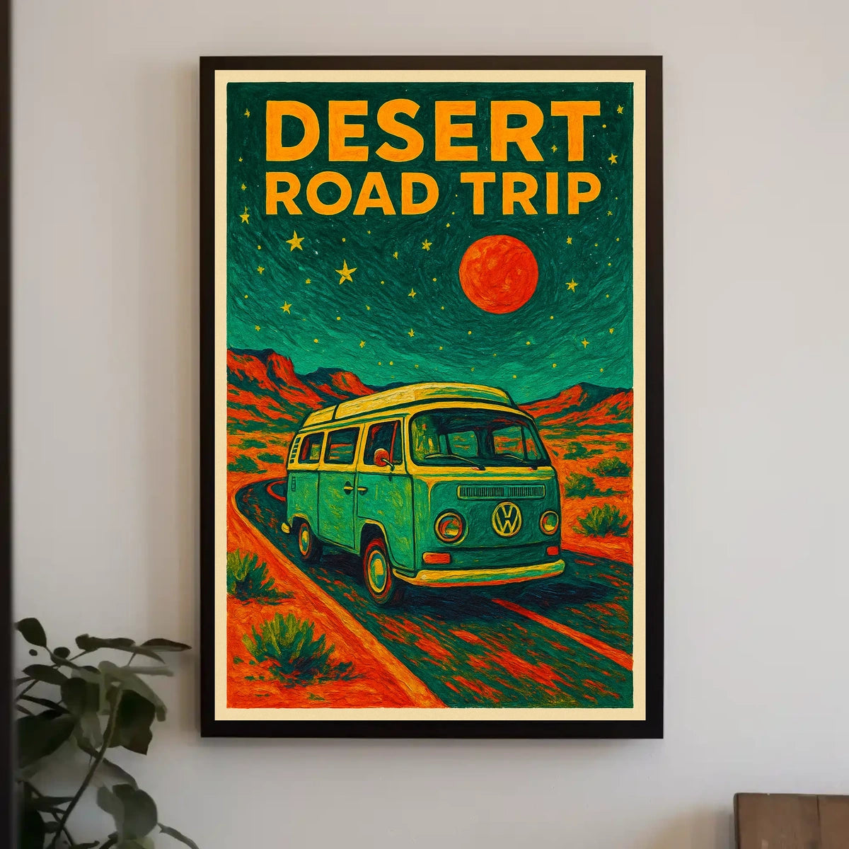 Desert Road Trip Poster