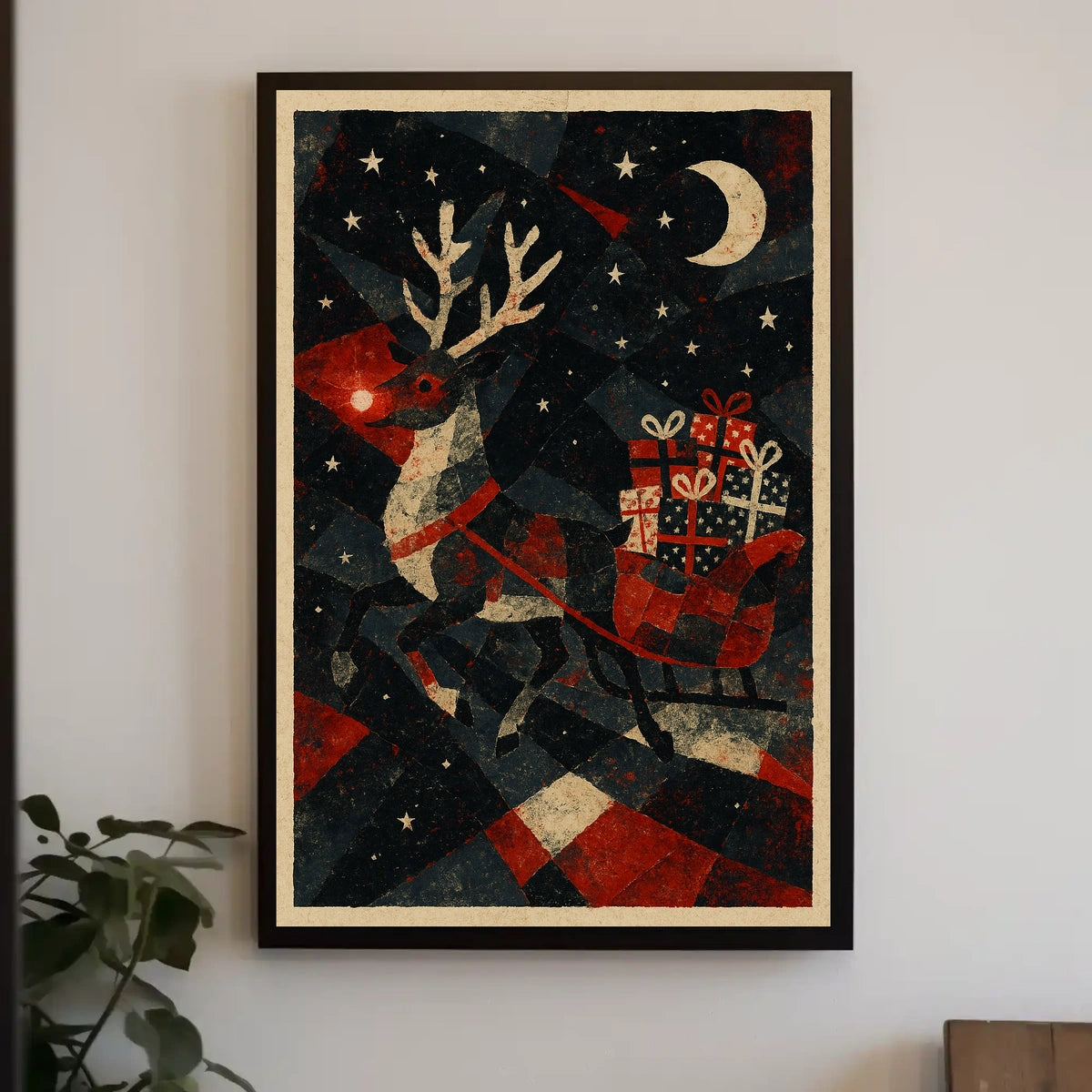 Starlit Christmas Journey Poster