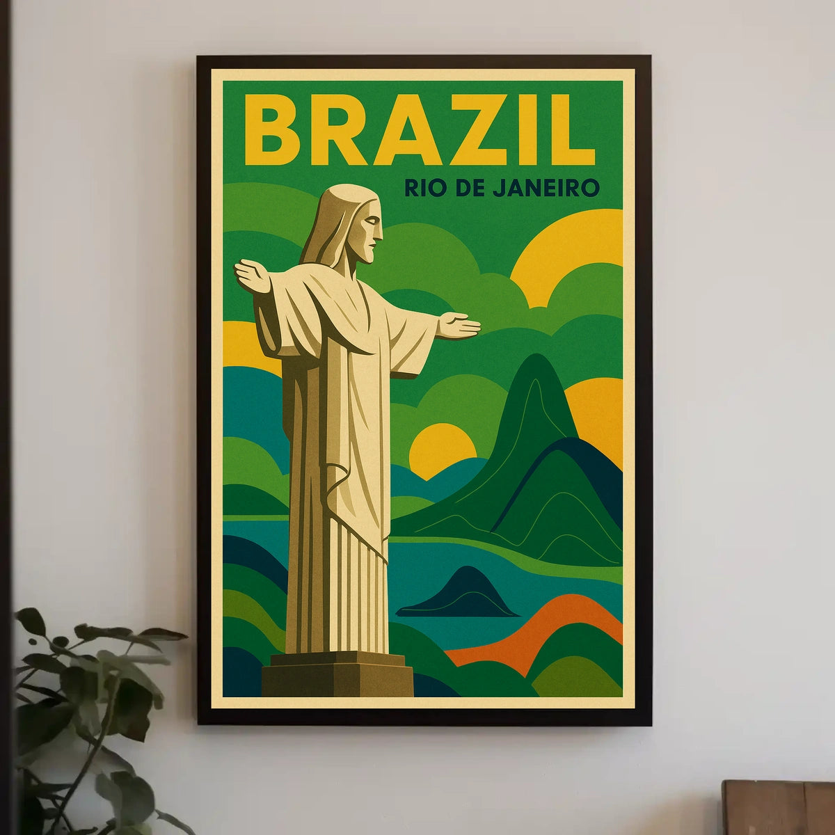 Brazil Travel Poster