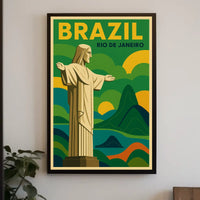 Brazil Travel Poster