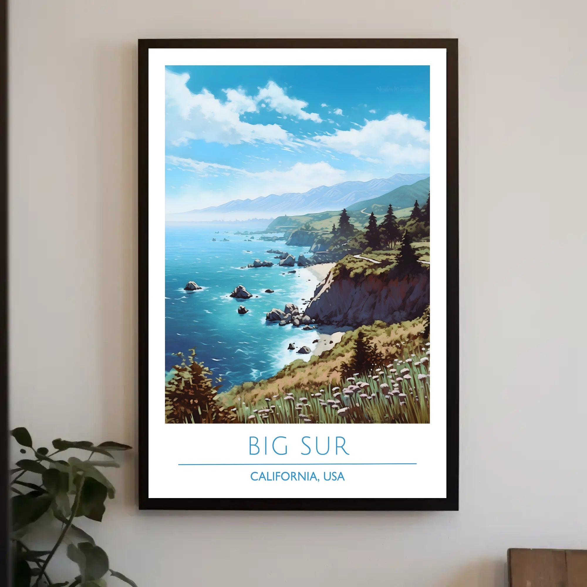 Big Sur Scenic Poster